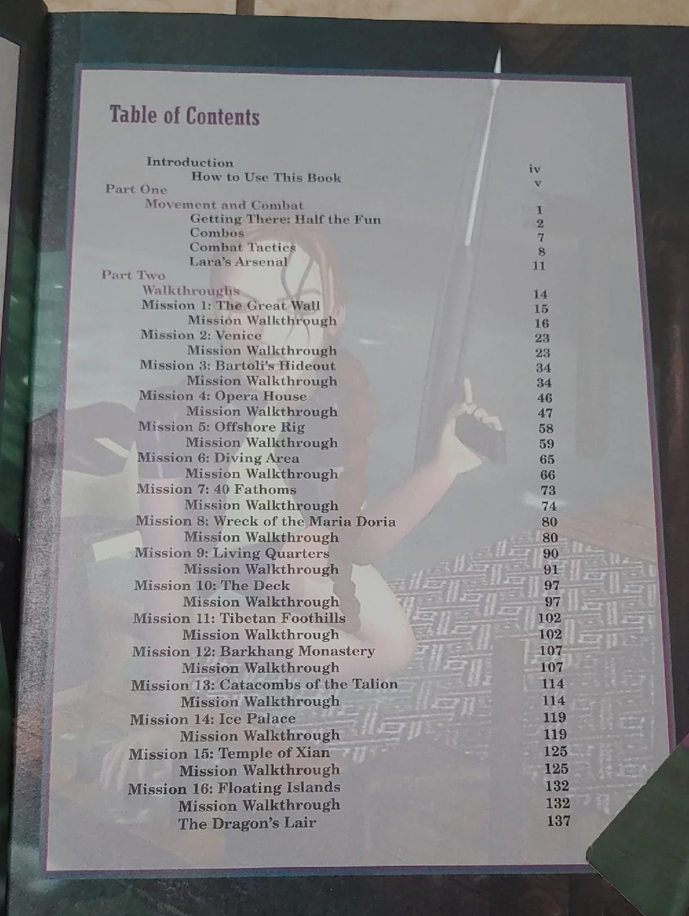 Tomb Raider II Official Strategy Guide Book